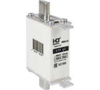 Плавкая вставка предохранителя HLT ППН-33, габарит 00C, 160/63А, 4 штуки в упаковке 091-01-011