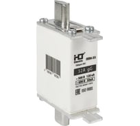 Плавкая вставка предохранителя HLT ППН-33, габарит 00C, 160/32А, 4 штуки в упаковке 091-01-008