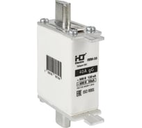 Плавкая вставка предохранителя HLT ППН-33, габарит 00C, 160/40А, 4 штуки в упаковке 091-01-009