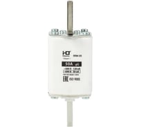 Плавкая вставка предохранителя HLT ППН-35, габарит 1, 250/50А, 3 штуки в упаковке 091-01-043