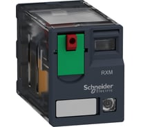 Промежуточное реле Systeme Electric RXM4AB 220V AC с индикатором RXM4AB2P7