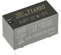 Реле электромагнитное Tianbo RELAY (20 шт/упак) HJR1-2C-M-12VDC 123148