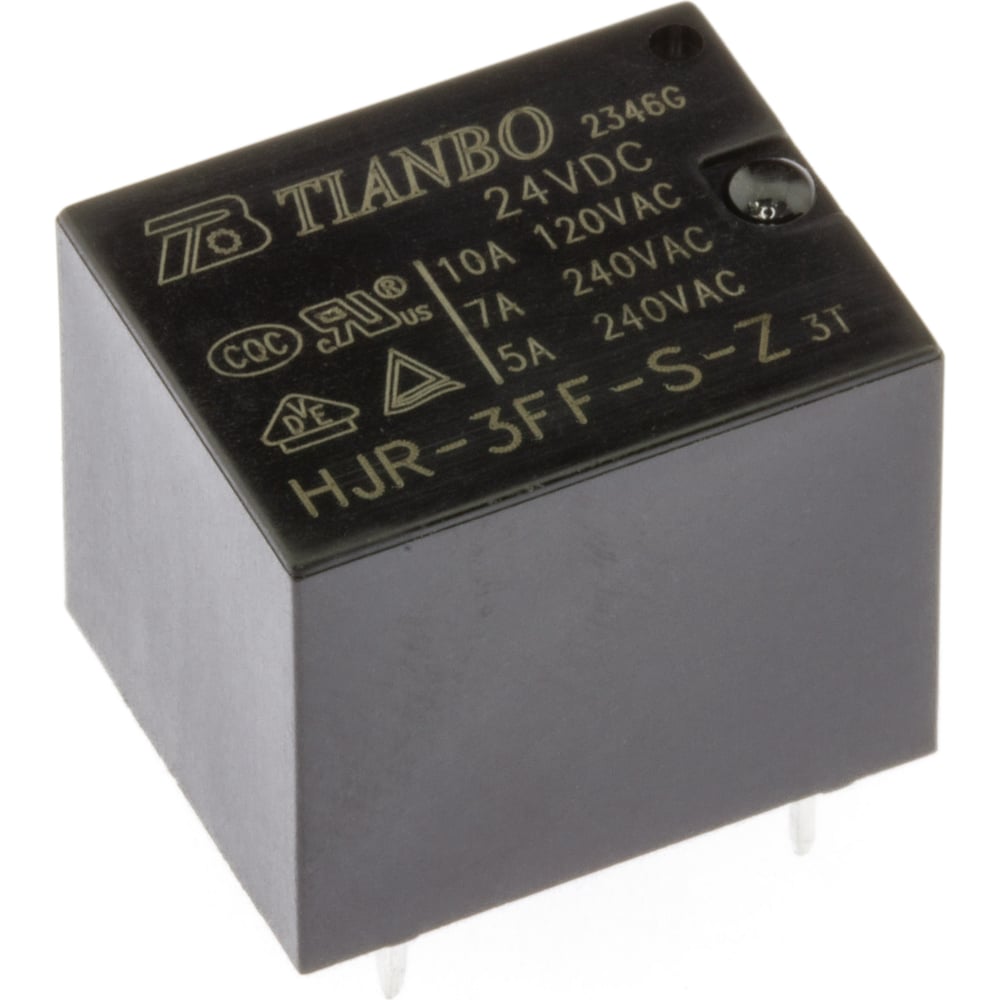 Relè Di Alimentazione Tianbo HJR-3FF-S-H 24VDC - 10A 240VAC, 4 Pin, Nuovo - Foto 3