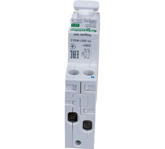 Автоматический выключатель дифференциального тока Systeme Electric RESI9 ДИФ 1P+N С 20А 6000A 30мА 18mm тип AC R9D87620