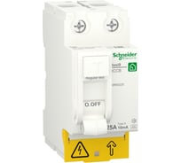 Выключатель дифференциального тока УЗО Systeme Electric RESI9 25А 2P 10mA тип A R9R60225