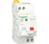 Автоматический выключатель дифференциального тока Systeme Electric RESI9 ДИФ 1P+N С 16А 6000A 10мА тип A R9D51616