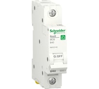 Автоматический выключатель Systeme Electric RESI9 АВ B 40А 1P 6000A R9F02140