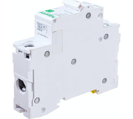Автоматический выключатель Systeme Electric RESI9 АВ С 63А 1P 6000A R9F12163