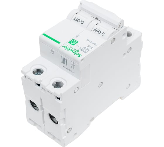 Автоматический выключатель Systeme Electric RESI9 АВ B 40А 2P 6000A R9F02240