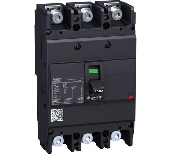 Автоматический выключатель Systeme Electric 3полюса 3т 125А 25кА EZC250N EZC250N3125 1