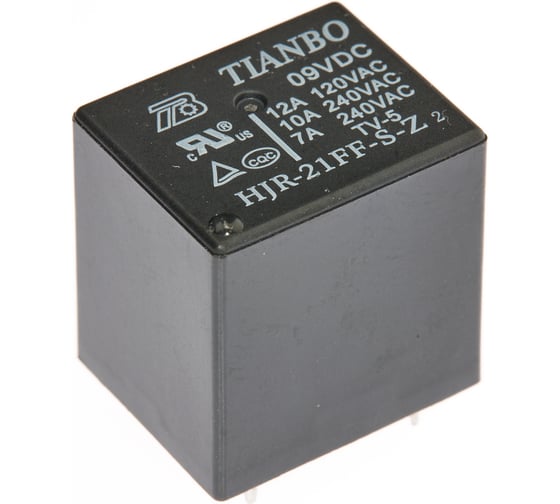 Реле электромагнитное Tianbo RELAY (100 шт/упак) HJR-21FF-9VDC-S-Z 104035 1