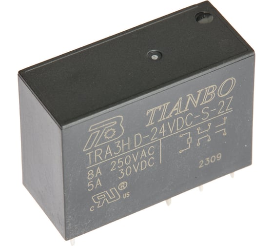 Реле электромагнитное Tianbo RELAY (25 шт/упак) TRA3H-D-24VDC-S-2Z 123381 1