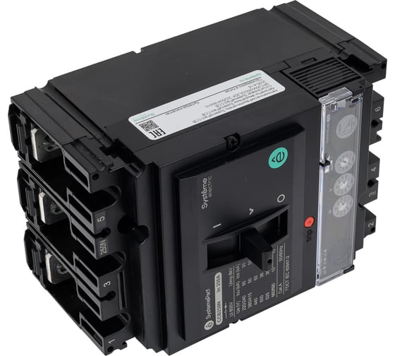 Автоматический выключатель Systeme Electric SYSTEMEPACT CCB250 50KA 3P3D S2.2 250A SPC250N25022L3DF