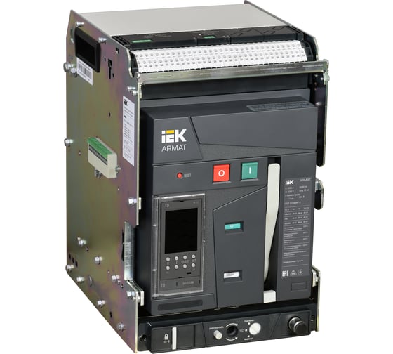 Выключатель автоматический IEK ARMAT AR-A2N TD12 3P W HR/VR с аксесуарами AR-ACB-3VA-066-1250A-TDCF 1