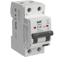 АВДТ B10N 2P C32 30мА тип A электромеханический IEK ARMAT AR-B10N-2-C032A030
