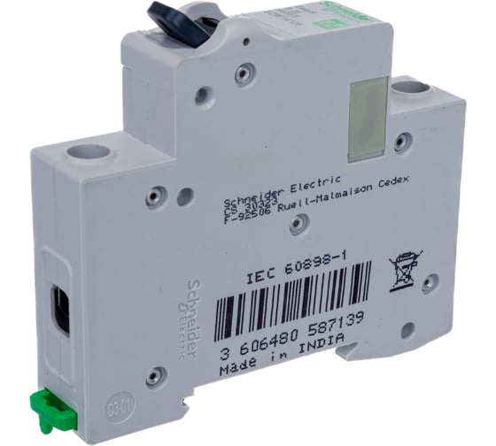 Автоматический модульный выключатель Schneider Electric 1полюс B 25А 4.5кА EASY9 =S= EZ9F14125
