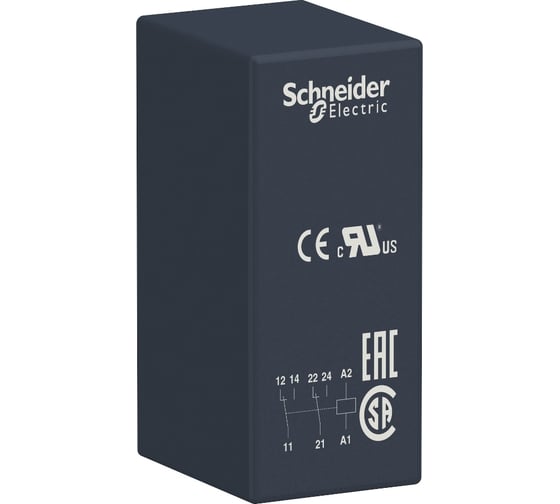 Интерфейсное реле Systeme Electric 2ПК 24В RSB2A080BD
