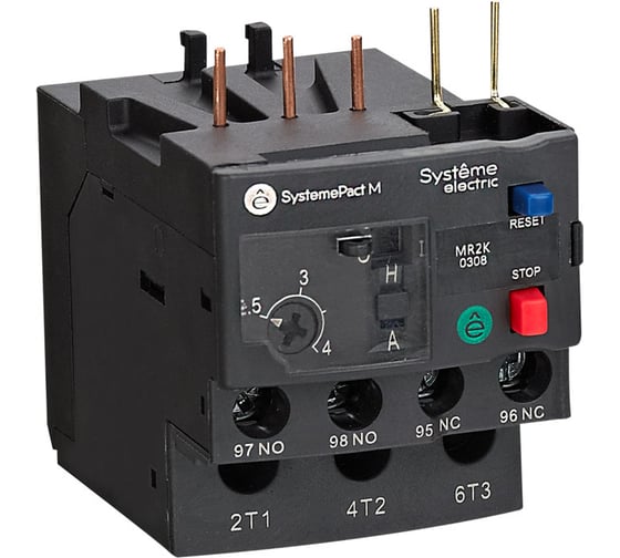 Тепловое реле перегрузки Systeme Electric MR2K 0,25-0,4A MR2K0303 1