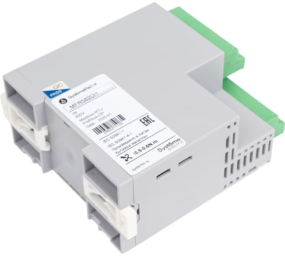 Реле Systeme Electric MFR580 PROFIBUS-DP + MODBUS-RTU (ДИСКР.ВХ. 24В DC) 80-270В AC/DC MFR582DI1