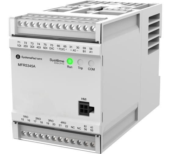 Реле Systeme Electric MFR530 2 MODBUS-RTU 5-25A ТТ Ø10.5ММ 80-270В AC/DC MFR53425A