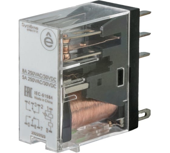 Реле Systeme Electric 12A 1CO 24VDC SXG15BD 1