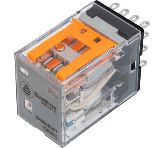 Реле Systeme Electric 3A 4CO 230VAC LED SXM4LB2P7 1