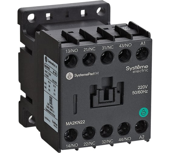Промежуточное реле Systeme Electric MA2K 4НЗ AC127V 50/60Hz MA2KN04FC7 1