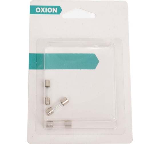 Предохранитель OXION 1А, размер 5x20 мм, 3шт., блистер H520-1A/250B-BL 1