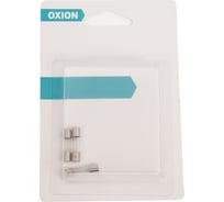 Предохранитель OXION 1.6А, размер 5x20 мм, 3шт., блистер H520-1.6A/250B-BL