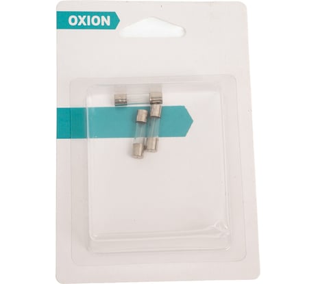 Предохранитель OXION 3А, размер 5x20 мм, 3шт., блистер H520-3A/250B-BL