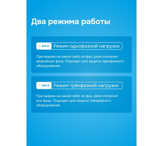 Трехфазное реле напряжения Welrok D6-40 red 4660251140397