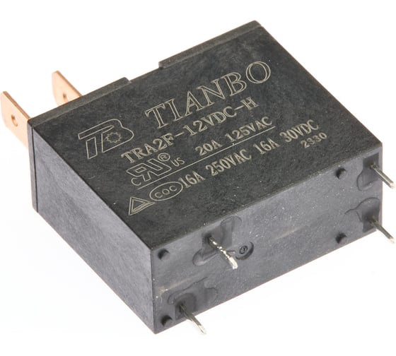 Реле электромагнитное Tianbo RELAY (90шт в упак) TRA2F-12VDC-H 91027
