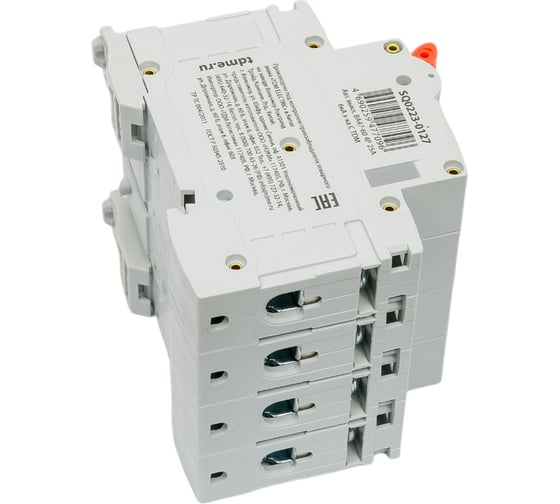 Автоматический выключатель TDM ELECTRIC ВА47-60, 4Р, 25А, 6кА, характеристика С SQ0223-0127