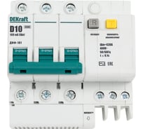 Дифференциальный автомат Dekraft ДИФ101-3P-010А-100-D 15112DEK