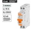Автоматический выключатель дифференциального тока TDM ELECTRIC 63М 2P1P+N C10 10мА 4,5кА тип АС SQ0202-0065 2