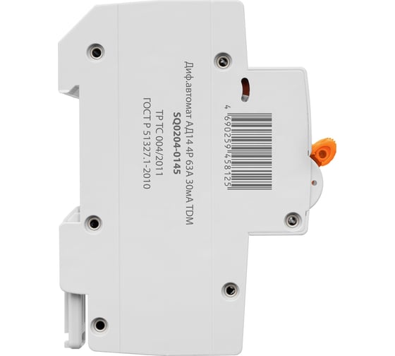 Дифференциальный автомат TDM ELECTRIC АД14 4Р 63А 30мА SQ0204-0145