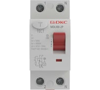 Устройство защитного отключения DKC УЗО ВДТ YON MAX MDL100, 2P, 100 mA, 80A,тип АС 1 шт MDL100 2P3 80 AC MDL100-2P3-80-AC