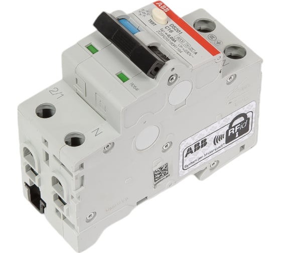 Автоматический выключатель дифференциального тока ABB DS201 C16 A30 2CSR255180R1164
