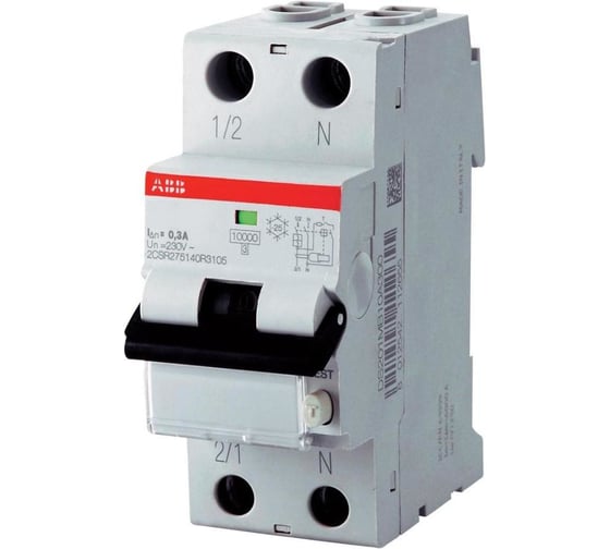 Автоматический выключатель дифференциального тока ABB DS201 B25 AC30 2CSR255080R1255 1