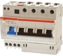 Автоматический выключатель дифференциального тока ABB 6 модулей DS204 AC-C6/0,03 2CSR254001R1064