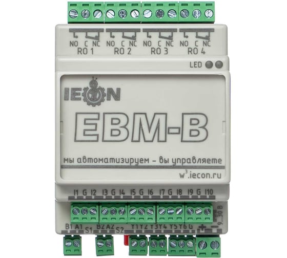 Модуль входов-выходов IECON EBM-B, порт LAN Ethernet, Modbus TCP EBMX-XXA604X-TCP-B