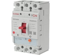 Автоматический выключатель DKC YON MGS160 3P 100 125A 25kA 1 ШТ MGS160M 3TAMF0125 MGS160M-3TAMF0125