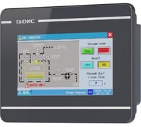 Промышленная операторская панель DKC, диагональ 4.3 , 16,77М цветов дисплей TFT, разрешение 480 272 px, порты: 2 COM, 1 Micr 1 ШТ H1000 T043 H1000-T043E