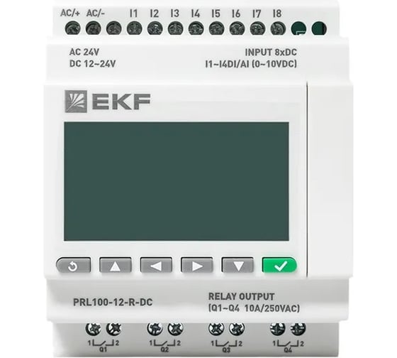 Программируемое реле EKF PRO-Relay PRL100-12-R-DC