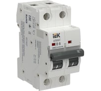 Автоматический выключатель IEK ARMAT без теплового расцепителя M10N-MA 2P D 6А AR-M10N-MA-2-D006