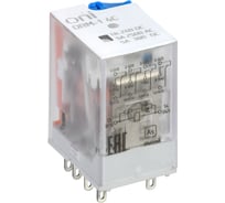 Реле интерфейсное ONI ORM-1 4C 24В DC с LED и тест. кнопкой (20шт/упак) ORM-1-4C-DC24V-L-B