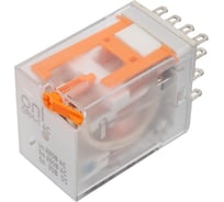 Реле интерфейсное ONI ORM-1 4C 220В AC с LED и тест. кнопкой (20шт/упак) ORM-1-4C-AC220V-L-B