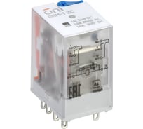 Реле интерфейсное ONI ORM-1 2C 24В DC с LED и тест. кнопкой (20шт/упак) ORM-1-2C-DC24V-L-B