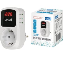 Реле напряжения Uniel однофазное, с заземлением UBR-E35 WHITE UL-00012537
