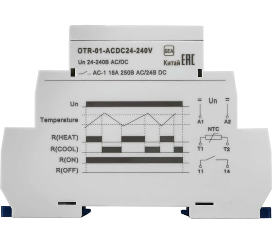 Реле температурное ONI OTR-01 1 конт. 24-240В AC/DC OTR-01-ACDC24-240V